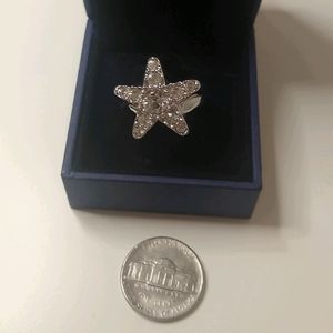 NEW IN BOX Swarovski Y2K Bailee Star Ring